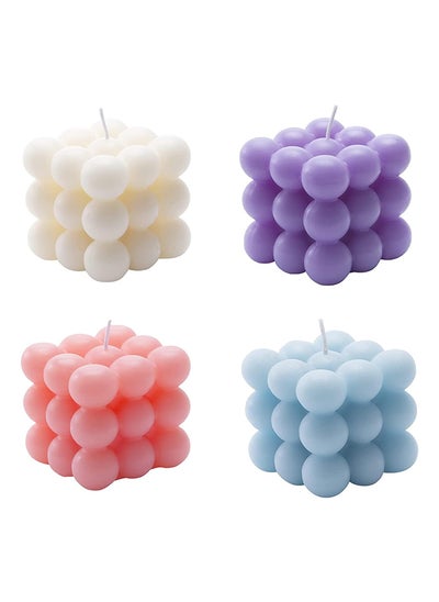 Buy Soy Wax Cube Candles Home Decor Candle Scented Candle Home Use And Gifts (3 Piece) in Egypt