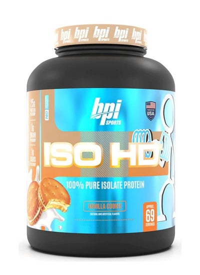 Buy ISO HD Pure Isolate Whey Protein  - Vanilla Cookie - (2.17 kg) in Saudi Arabia