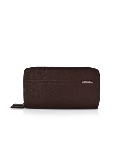 Buy Wallet Double Zipper from Magellan,brown in Saudi Arabia