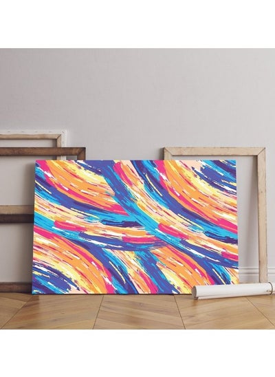 Buy Home Gallery abstract hand painted Printed canvas wall art in Egypt