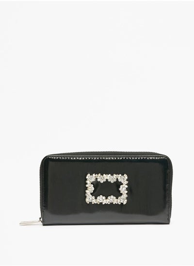 اشتري Womens Studded Zip Around Wallet Ramadan Collection في السعودية