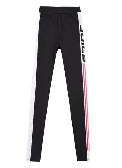 Buy Juicy Couture Side Stripe Leggings Black in UAE