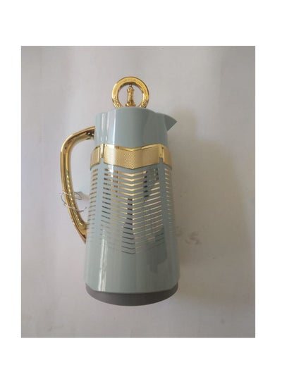 اشتري Andalus thermos thermos with golden handle 1 liter green 6297 في مصر