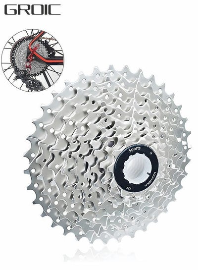 Buy 9 Speed Cassette for Mountain Bike 11-36T Fit for Mountain Bike, Road Bicycle, MTB, BMX, Mountain Lightweight Bicycle Freewheel in Saudi Arabia