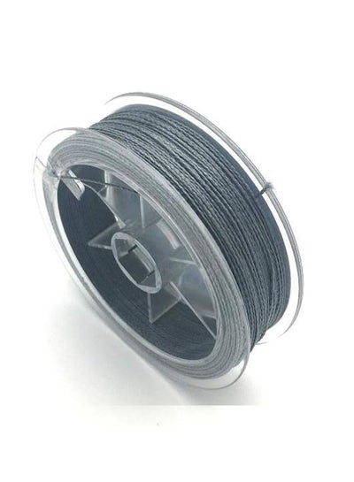 Buy FISHING LINE, 100M, MULTIFILAMENT MADE OF HYPER DYNEEMA MATERIAL PE BRAIDED, SIZE 8.0, 0.5 MM, 96.16LB 44 KG in Egypt