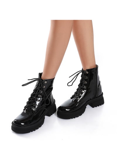 Buy Side Zipper Half Army Boot - Black in Egypt