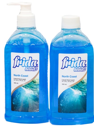 Buy Frida Hands North Coast Liquid Hand Wash 1+1 520 Ml in Egypt