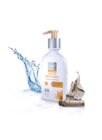 اشتري Whitening Sun Screen Lotion SPF50 200ml في الامارات