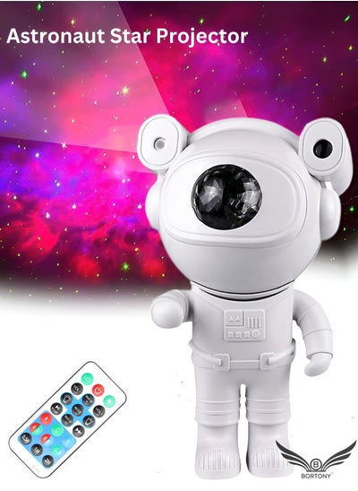 Buy Star Projector Night Light Remote Control 360°Adjustable Design Astronaut Nebula Galaxy Night Light Projector for Children Baby Bedroom Party Adults and Gaming Room in UAE