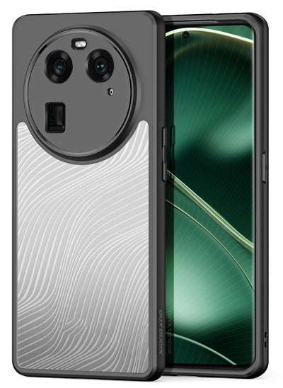 Buy DUX DUCIS Aimo Cover for the OPPO Find X6 mobile phone slim, transparent matte cover made of TPU, polycarbonate, polypropylene, silicone - black in Egypt