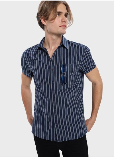 Buy Striped Regular Fit Shirt in Saudi Arabia