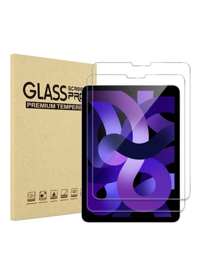 اشتري [2 Pack] ProCase Screen Protector for iPad Air 5/Air 4 10.9/iPad Pro 11 All Model, Tempered Glass Film Guard 5th 2022/Air 4th 2020/iPad 11" في السعودية