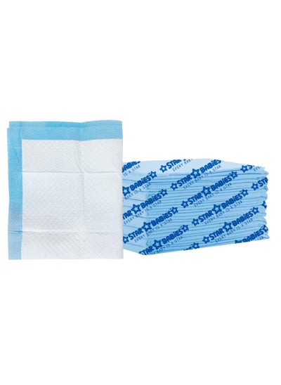 Buy Disposable Changing Mat Large 45 X 60Cm Pack Of 6 - Blue in UAE