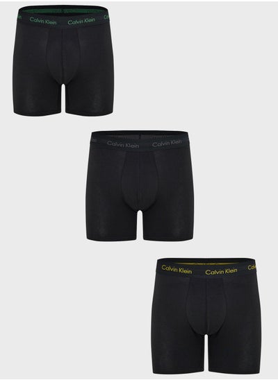 Buy 3 Pack Logo Band Trunks in UAE