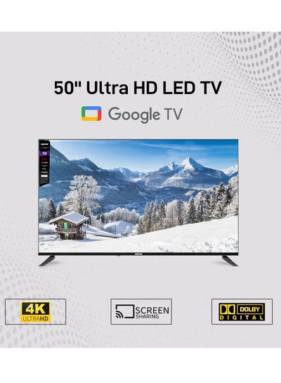 Buy 50" Google TV- GLED5006SGXHD | Dolby Audio, Ultra HD LED TV, Built In Chromecast | With Remote Control, HDMI and USB Ports| Licensed Contents and Pre Installed Apps, Wi Fi and Screen Sharing in UAE