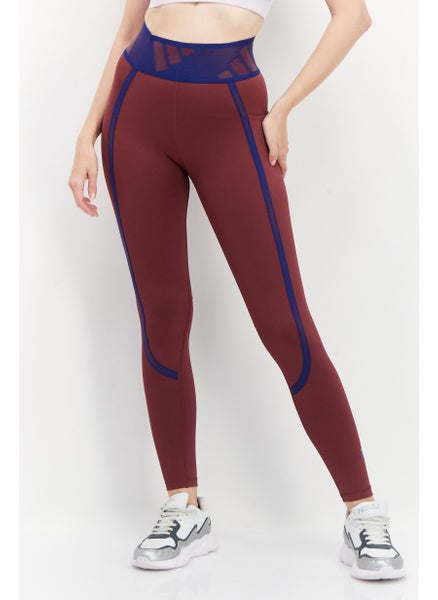 اشتري Women Sportswear Fit Training Tights, Maroon في الامارات