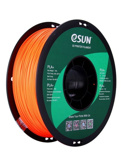 Buy Esun 3D Printer Filament PLA+ 1.75 mm Dimensional Accuracy +/- 0.05 mm 1 Kg (2.2 lbs) Spool 3D Printing Material for 3D Printers – Orange in UAE