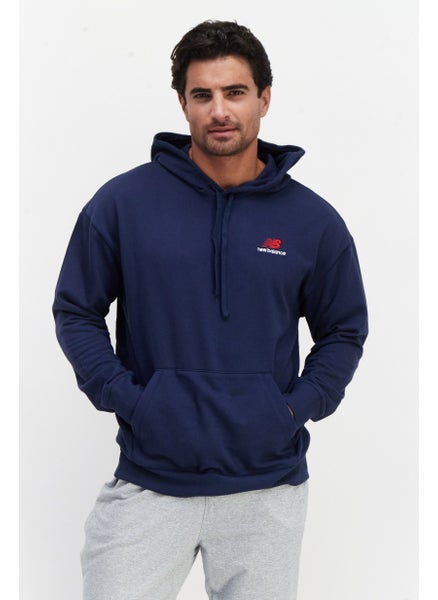 اشتري Men Sportswear Fit Long Sleeves Running Sweatshirt, Navy Blue Combo في السعودية