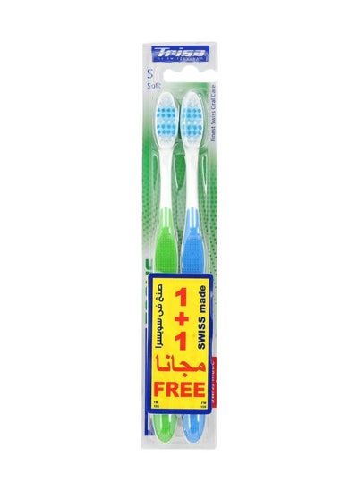 Buy Focus Soft Toothbrush Duo 1+1 (Assorted) in UAE