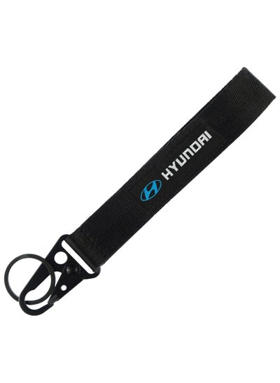 Buy Car Key Chain, Home Keychain, Premium Type Fabric Strap Keychain HYUNDAI in Saudi Arabia