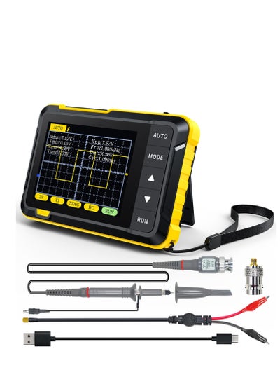 Buy DSO152 Oscilloscope - Portable Handheld Digital Oscilloscope Kit with 2.8" TFT Display, 2.5MS/s High Sampling Rate, 200KHz Bandwidth, Trigger Function Auto/Normal/Single in UAE