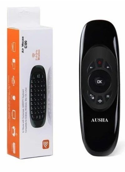 اشتري 2.4G Mini Wireless Air Mouse with English Keyboard – Compact Remote Control for Seamless Navigation في الامارات