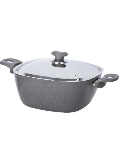 Buy Square Granite Cooking Pot 28cm in Egypt