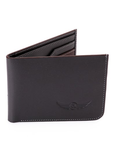 Buy CROSSLAND Genuine Leather Slim Bifold Wallet for Men, 6 ID Slots, RFID Blocking Technology in Egypt