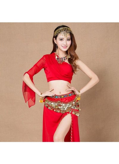 Buy belly dance waist chain red in Saudi Arabia