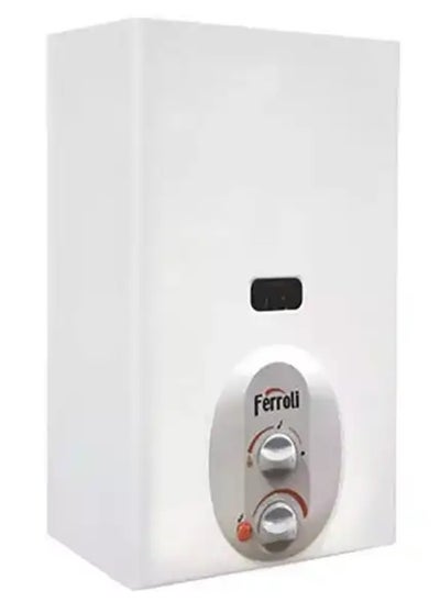 Buy Ferroli Argos Gas Water Heater, 5 Liters, White - ARGOS 5 NG in Egypt