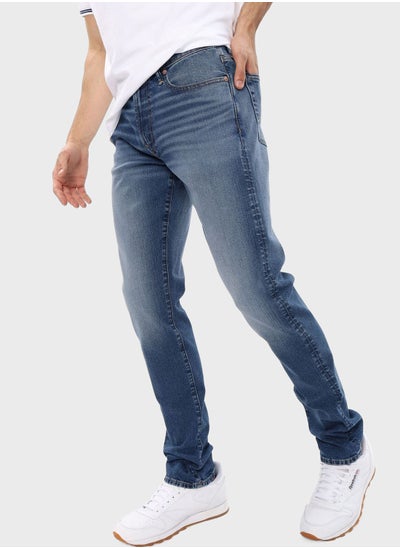 Buy Mid Wash Slim Fit Jeans in UAE