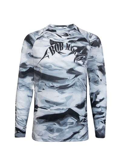 اشتري Bob Marlin Performance Shirt Grey Storm-XL في الامارات