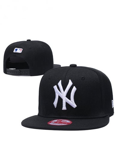 Buy NEW ERA 9Fort NEW York Yankees Baseball Hat Duck billed Hat Pointed Hat Sunshade Hat Pure Cotton Men's and Women's Hat Baseball Outdoor Flat brim Hat Black in UAE