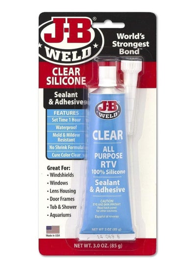 Buy J-B Weld 31310 All-Purpose RTV Silicone Sealant and Adhesive 3 Oz (Clear) in UAE