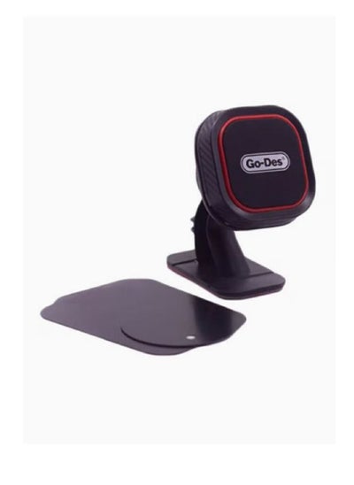 Buy Magnetic Dashboard Car Mount Holder Black/Red in UAE