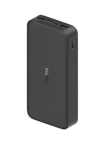 Buy Power bank Xiaomi 20000mAh High-Speed Charging Technology Powerbank 18 watt Black in UAE