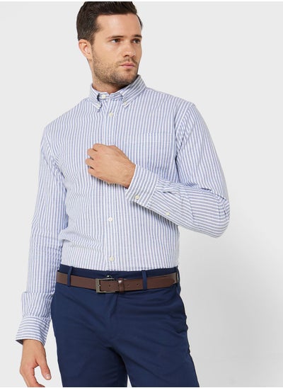 Buy Striped Slim Fit Shirt in UAE