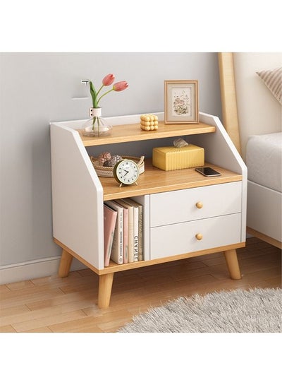 Buy Home Bedside Storage Cabinet With Drawer And Shelf in UAE