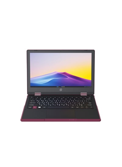 Buy KiTAB Laptop With 11.6-Inch Display, Celeron N4020 Processor/4GB RAM/128GB SSD/Windows 11 Pro Cherry Red in UAE