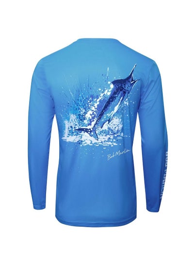 اشتري Bob Marlin Performance Shirt Ocean Marlin Blue-3XL في الامارات