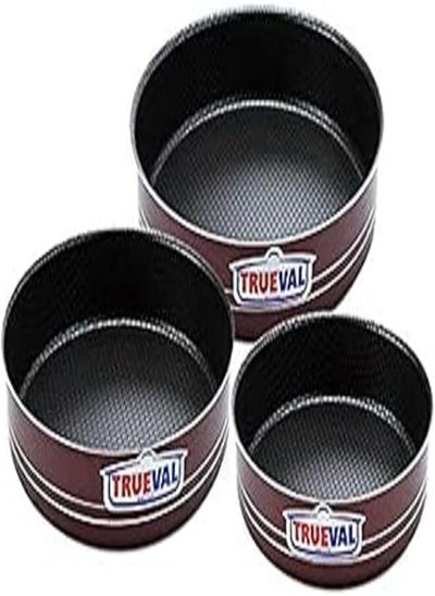 Buy Trueval Teflon oven tray, 3 pieces - dark red in Egypt