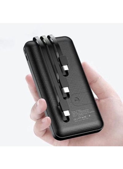 اشتري Earldom 3-in-1 10000mAh Portable Charger PB41 - Black في مصر