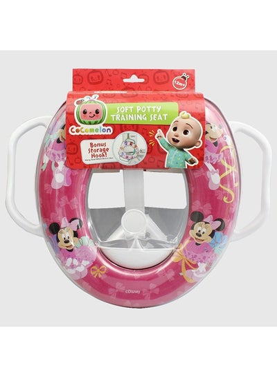Buy Soft Toilet Seat With Handles (Minnie Mouse) in Egypt
