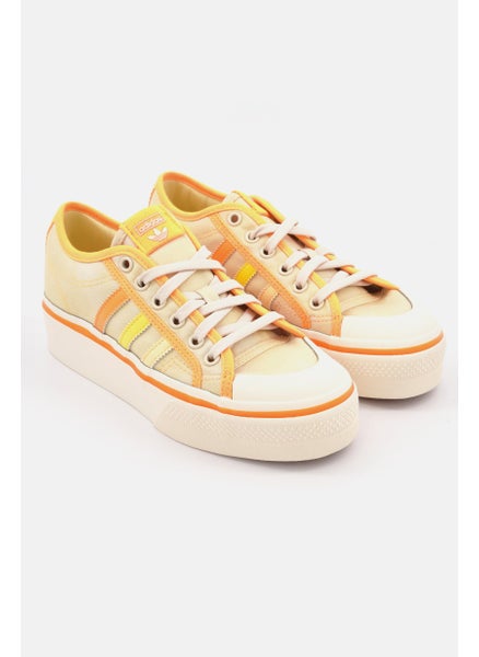 Buy Women Nizza Platform Shoes, Yellow/Orange/White in Saudi Arabia