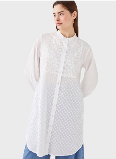 Buy Embroidered Button Down Shirt in UAE