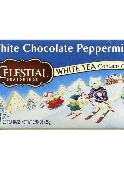 اشتري White Tea White Chocolate Peppermint 20 Tea Bags 0.9 oz (25 g) في الامارات