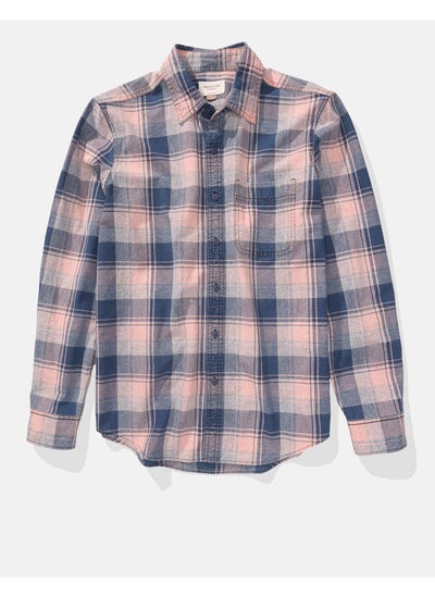 اشتري AE Everyday Plaid Button-Up Shirt في السعودية