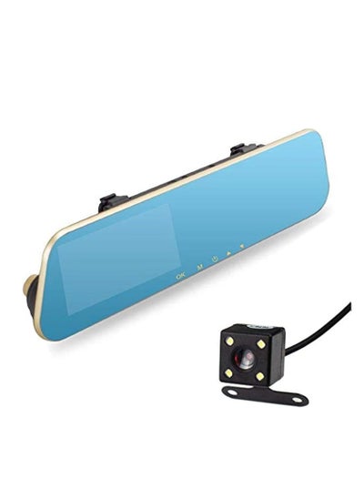 Buy Modern Touch Mirror Car Camera 1080P Full HD with Dual Front and Rear Recording, Night Vision, and Parking Assistance - MT BEST BUY in Egypt