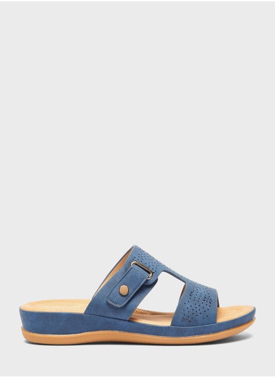 Buy Cross Strap Wedge Sandals in UAE