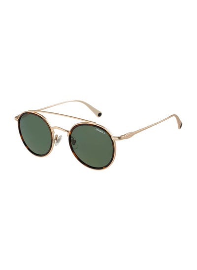 اشتري ONS-CARILLO Men Round Polarized Double Bridge Sunglasses Gold 50 mm في الامارات